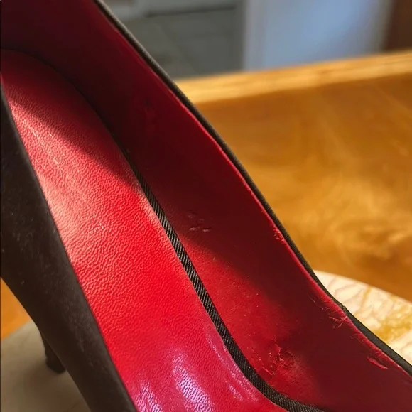 Nine West Red and Black Stiletto Heels - Picture 5 of 7